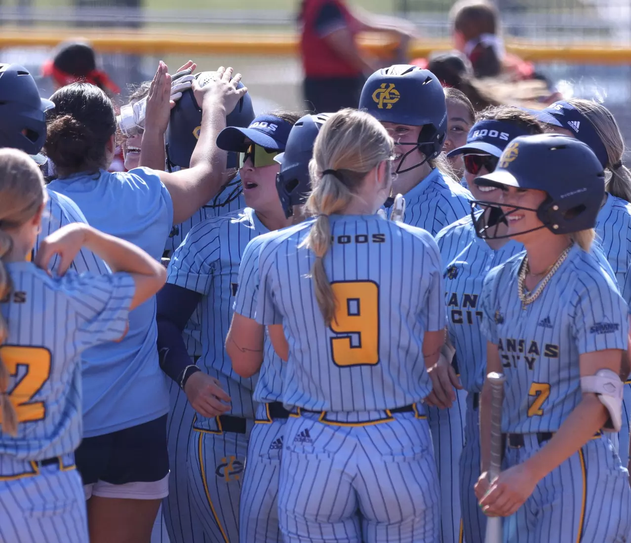 Kansas City Softball split a pair of games with SIUE, winning the first 3-2 in walk-off fashion and falling in the second 8-0. Grace Batdorf secured the walk-off win for the Roos and Sabrina Rodgers led the Roos from the plate going 4-of-6 on the day.