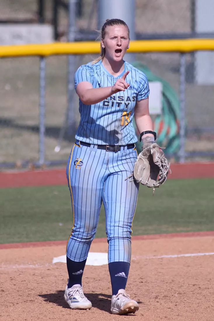 Kansas City Softball split a pair of games with SIUE, winning the first 3-2 in walk-off fashion and falling in the second 8-0. Grace Batdorf secured the walk-off win for the Roos and Sabrina Rodgers led the Roos from the plate going 4-of-6 on the day.