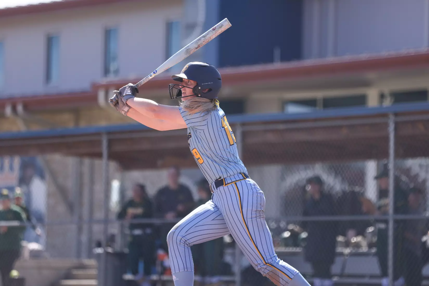 Kansas City Softball split its conference home opener with North Dakota State,  the Roos fell 9-1 (6 innings) in the first game and won the second 4-2. Hannah Burks earned the first win of her collegiate career from the circle throwing two strikeouts and holding the Bison to five hits.