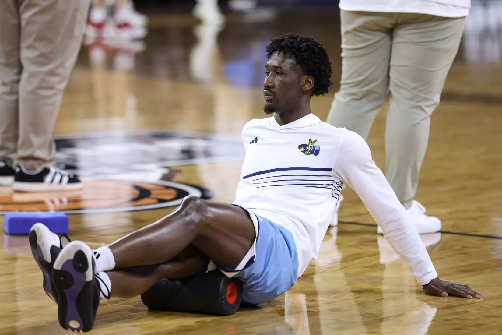 Kansas City Men's Basketball fell to #1 Omaha, 70-61 in the Quarter Finals of the Summit League Tournament. Jamar Brown went for 27 points and Melvyn Ebonkoli had a career-high tying three blocks.