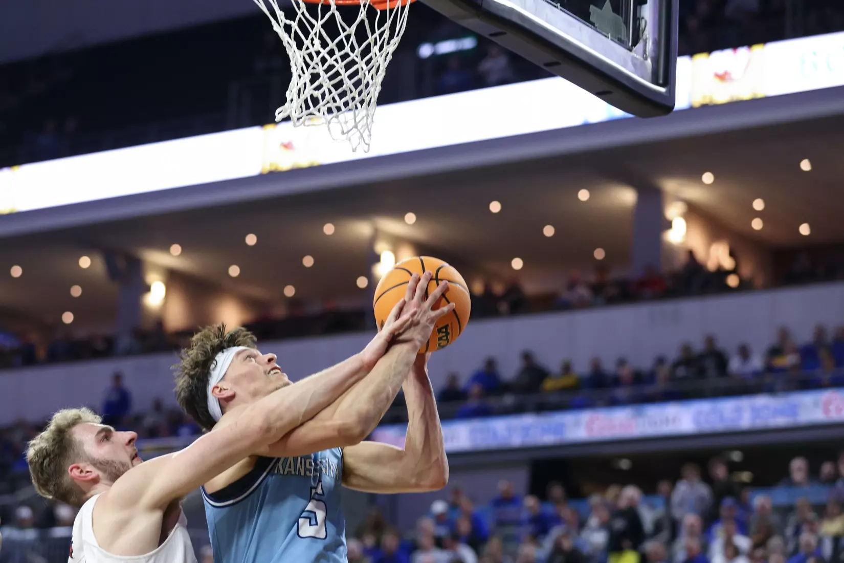 Kansas City Men's Basketball fell to #1 Omaha, 70-61 in the Quarter Finals of the Summit League Tournament. Jamar Brown went for 27 points and Melvyn Ebonkoli had a career-high tying three blocks.