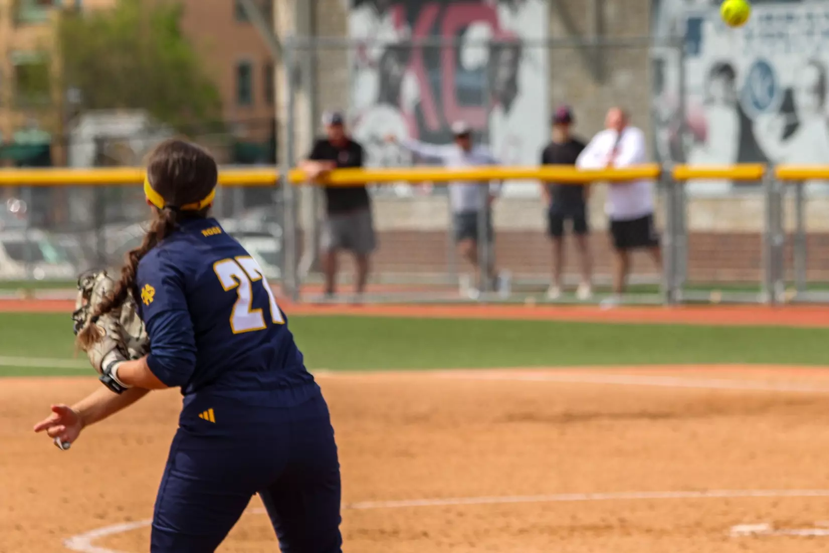 Kansas City Softball went toe-to-toe with Omaha in the series finale on Apr. 13, 2025, eventually dropping a 3-1 decision.