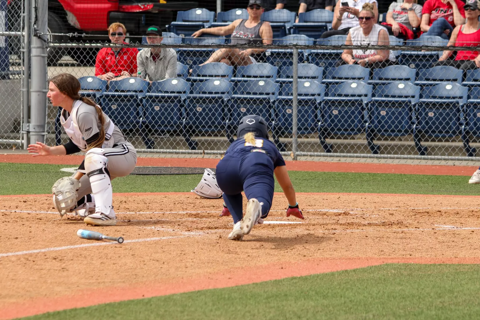 Kansas City Softball went toe-to-toe with Omaha in the series finale on Apr. 13, 2025, eventually dropping a 3-1 decision.