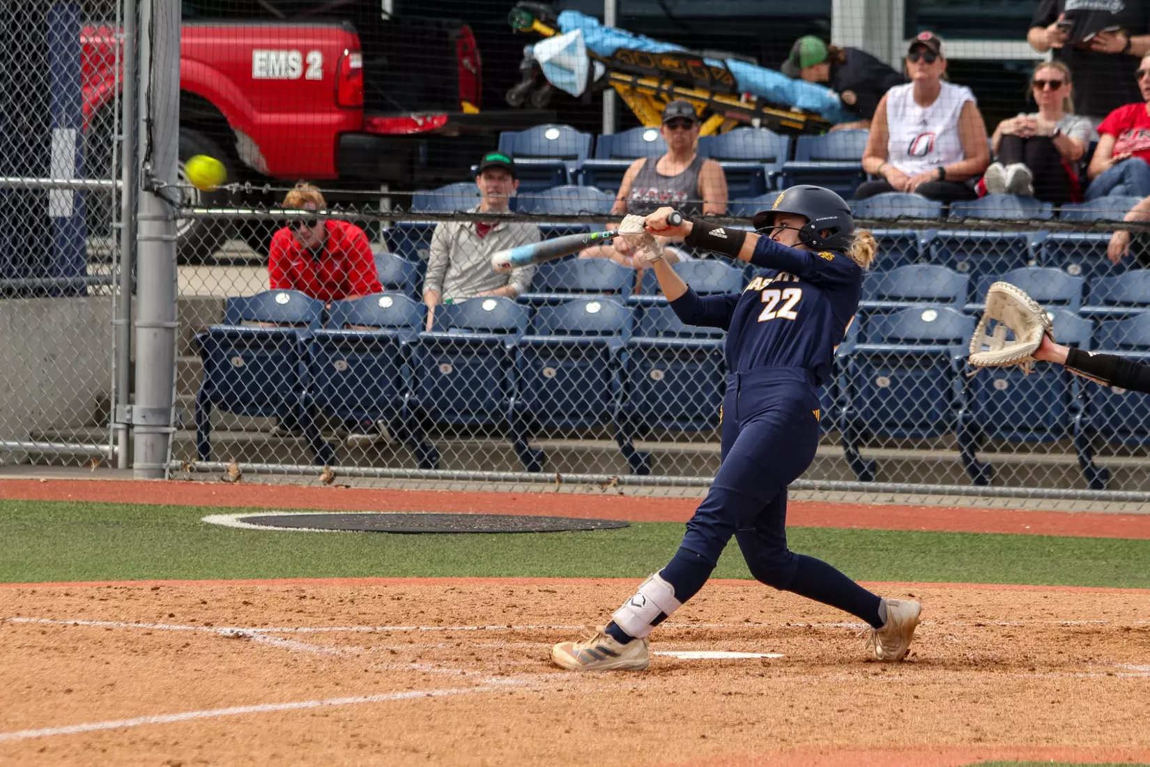 Kansas City Softball went toe-to-toe with Omaha in the series finale on Apr. 13, 2025, eventually dropping a 3-1 decision.