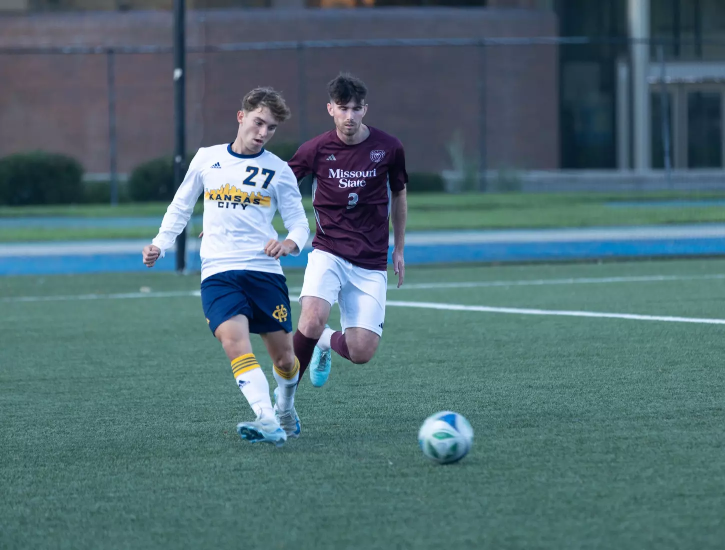 The Kansas City Roos opened their home slate with a 2-1 win over Missouri State on August 25, 2025. In front of a packed Durwood Stadium, the Roos battled through a physical matchup, sealing the rivalry victory with strong defense and clutch finishing.