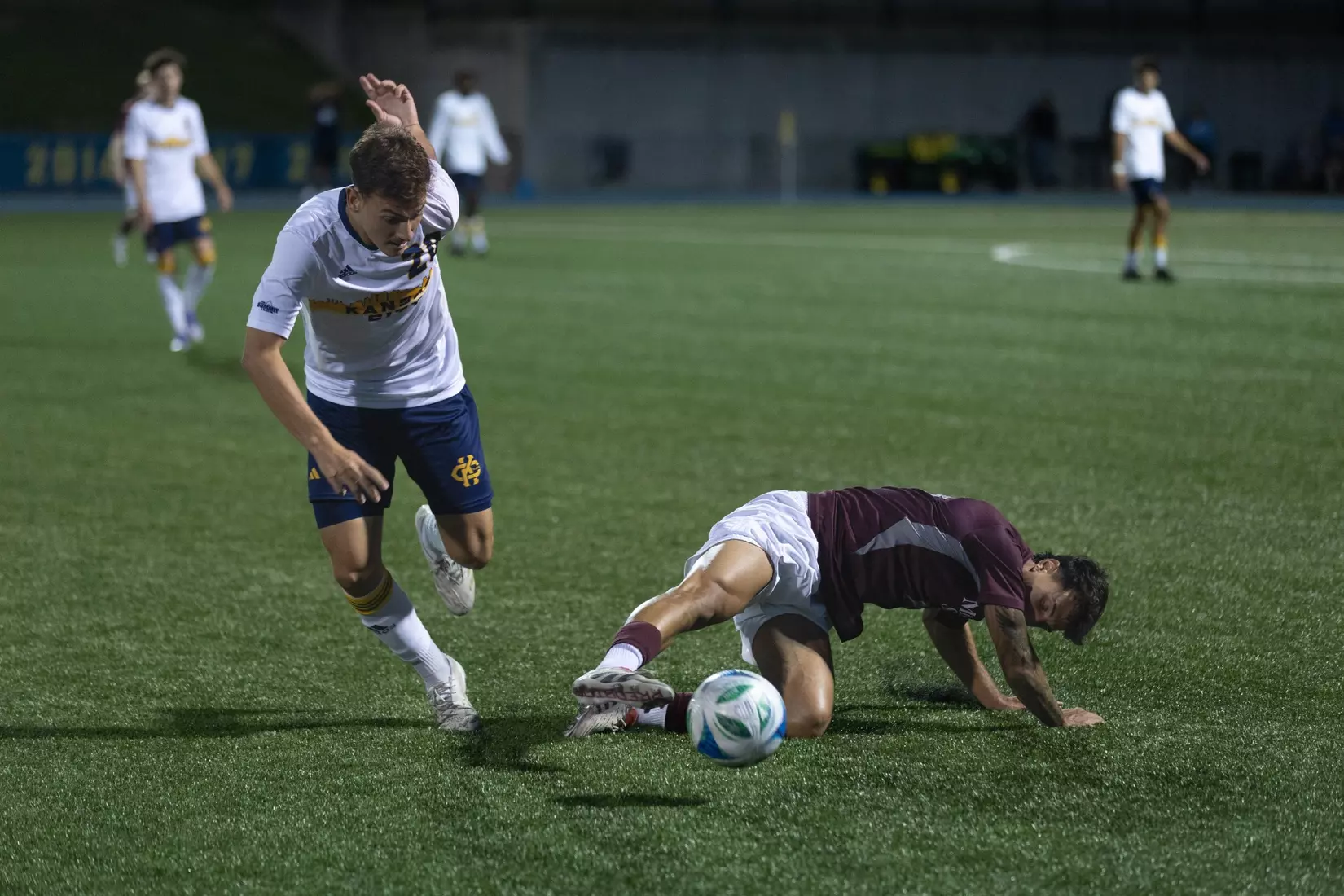 The Kansas City Roos opened their home slate with a 2-1 win over Missouri State on August 25, 2025. In front of a packed Durwood Stadium, the Roos battled through a physical matchup, sealing the rivalry victory with strong defense and clutch finishing.