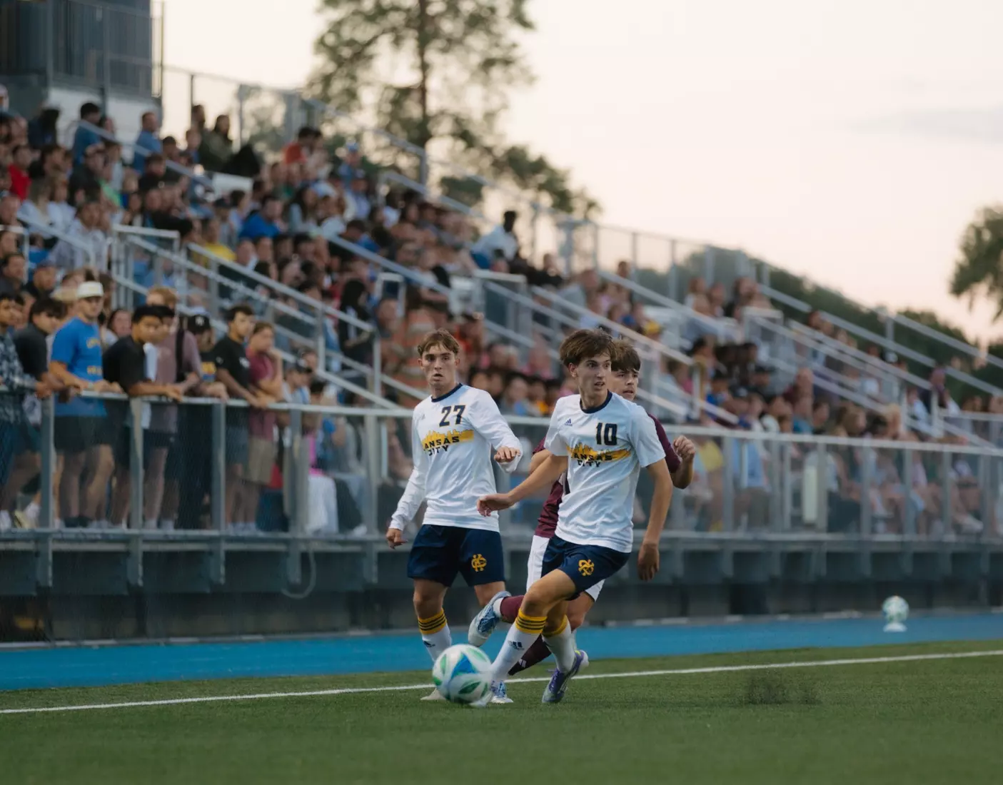 The Kansas City Roos opened their home slate with a 2-1 win over Missouri State on August 25, 2025. In front of a packed Durwood Stadium, the Roos battled through a physical matchup, sealing the rivalry victory with strong defense and clutch finishing.
