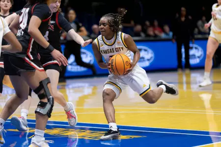 Facing against the Denver Pioneers, the Kansas City Roos came out firing in the first quarter, building an early 7-point lead and setting the tone with confidence and intensity. The Roos controlled the tempo early, showing strong execution on both ends of the court and feeding off their momentum. However, as the game progressed, Denver began to shift the energy, gaining control throughout the remaining quarters and applying consistent pressure. Despite the strong start and determined effort, the Roos ultimately fell to the Pioneers, resulting in a final score of 79–63.