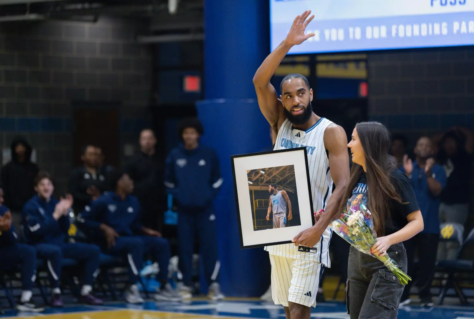 The Kansas City Roos wrapped up their home season on Senior Night in a powerful matchup against the Oral Roberts Golden Eagles, turning the arena into a celebration of resilience, pride, and Roos tradition. With a final score of 94–70 with the Golden Eagles winning, the night was about more than the scoreboard. It was about honoring the senior class for their leadership, commitment, and lasting impact on the program. From emotional pregame recognitions to high-energy plays and a packed crowd filled with family, friends, and fans. As the Roos close the chapter on their home season, their focus now shifts to postseason play as they head into the Summit League Tournament, carrying momentum, unity, and Roos pride into championship season.