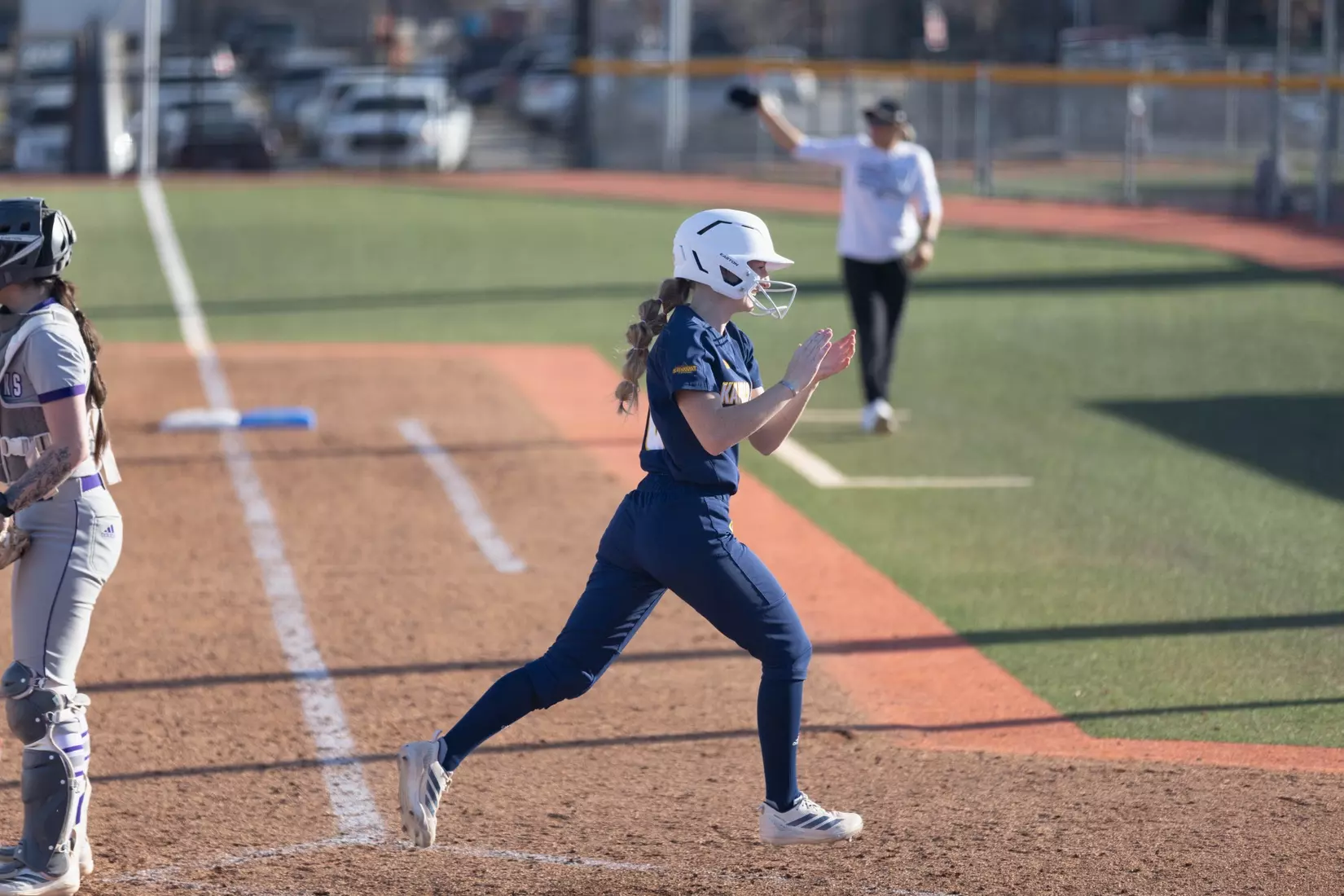 The Kansas City Roos softball team dominated the Western Illinois Leathernecks with an 8–0 shutout victory, during their second home game of the season. The Roos set the tone early and never let up, controlling the game from the first pitch to the final out. Strong performances in the circle and at the plate fueled the win, giving the Roos a statement victory at home. The team will look to carry this momentum into their next matchup.