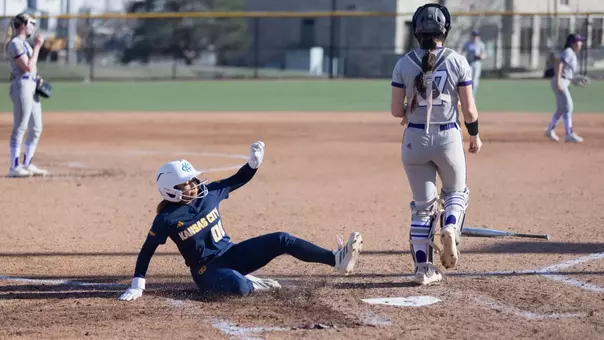 The Kansas City Roos softball team dominated the Western Illinois Leathernecks with an 8–0 shutout victory, during their second home game of the season. The Roos set the tone early and never let up, controlling the game from the first pitch to the final out. Strong performances in the circle and at the plate fueled the win, giving the Roos a statement victory at home. The team will look to carry this momentum into their next matchup.