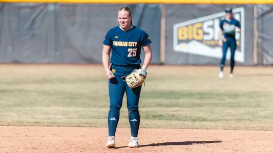 Megan Johnston takes the field in the Roos' first game against Northern Colorado