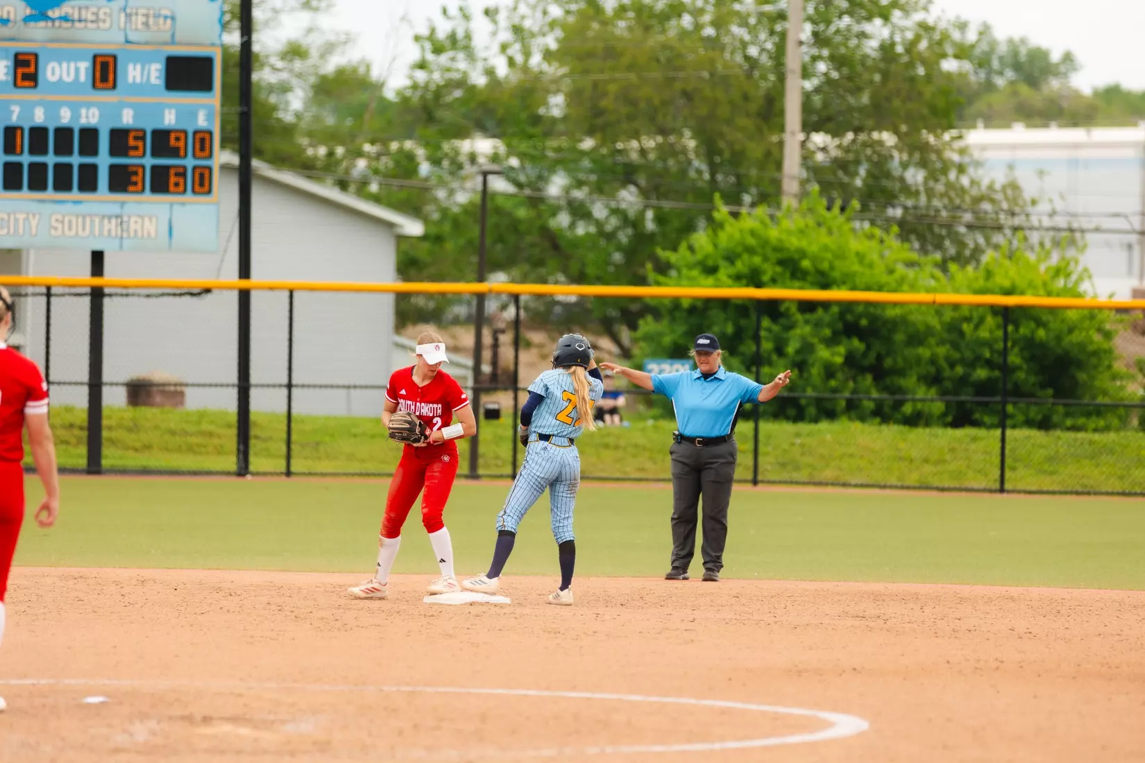 Kansas City Softball fell to South Dakota, 5-3 on April 26, 2026. The Roos completed their final home game of the regular season.