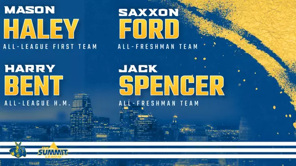 Golf postseason awards graphic