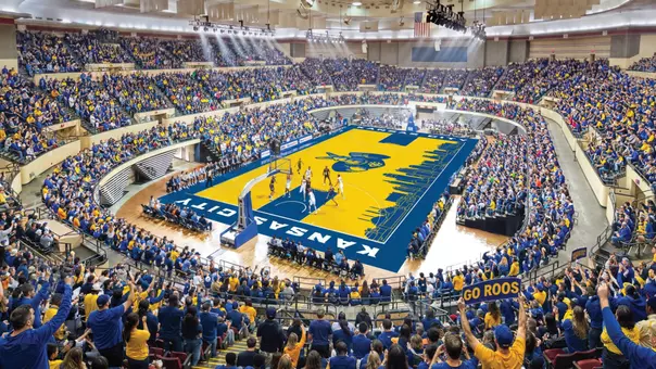 A rendering of a sold-out Municipal Auditorium