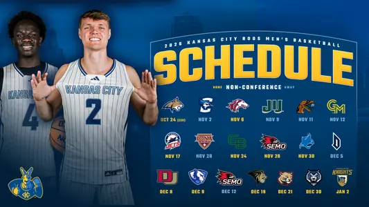 Men's Basketball Non-Con Schedule Graphic
