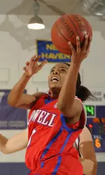 Women's Basketball: Merrimack Too Much for UMass Lowell, 68-55 Image