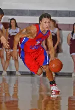 Men's Basketball: Kerman Double-Double Leads River Hawks Over Mercy, 85-41 in Pace Holiday Classic Finale Image