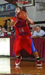 Men's Basketball: Caiola's 26 Lifts UMass Lowell Over Stonehill, 66-49 Image