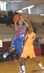 River Hawks Can't Solve Bentley in 79-59 Loss Image