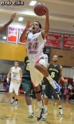 River Hawks Pull Through with 65-59 Win Over Franklin Pierce Image
