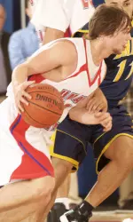 Offensive Showcase Doesn't End in River Hawks' Favor; Lose to Merrimack 93-88 Image