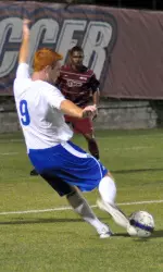 Woes Continue for River Hawks in 4-0 Loss at Stonehill Image