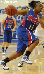 Women's Basketball's Comeback Falls Short as River Hawks Fall to AIC, 66-62 Image