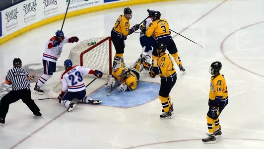 Adam Chapie scores his first of the season