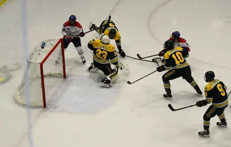 Josh Holmstrom scores against Clarkson