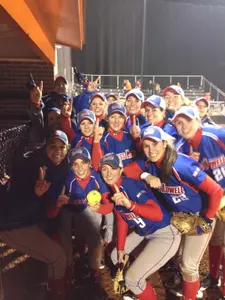softball win postgame