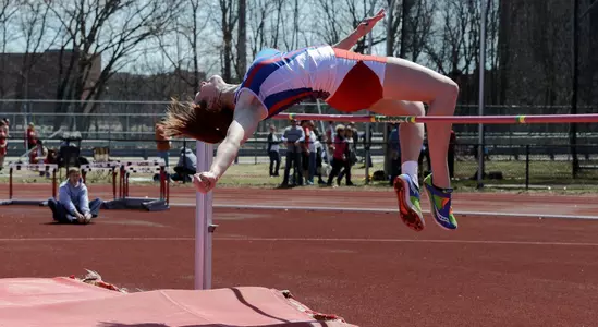 Marissa Avery won the high jump at the George Davis Invitational