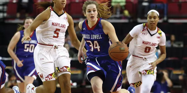 River Hawks Hang Tough, Fall 64-53 at Central Connecticut Image