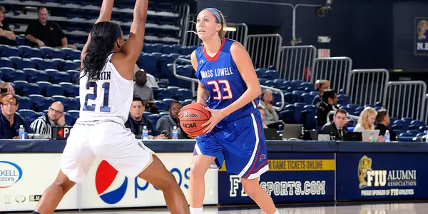 River Hawks Drop Sunday Matinee to Miami, 84-53 Image