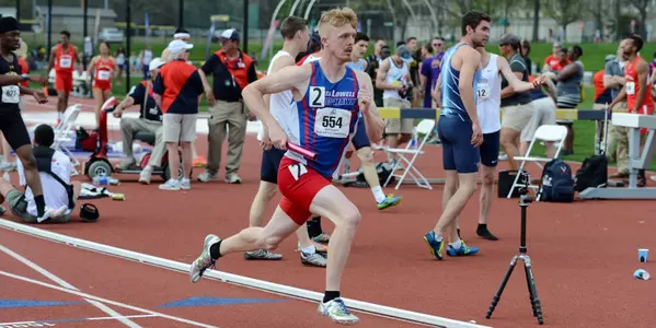 Cameron Mitchell at America East Championships - Relay