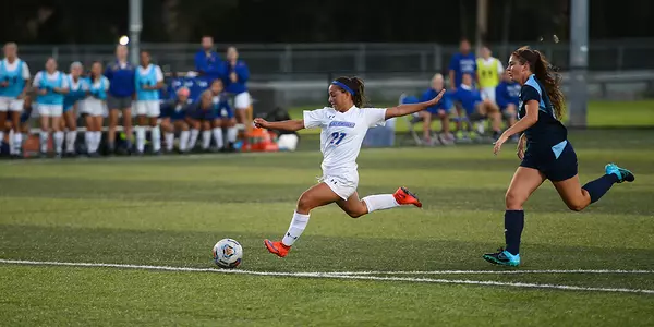 Katelyn Vieira scores against URI