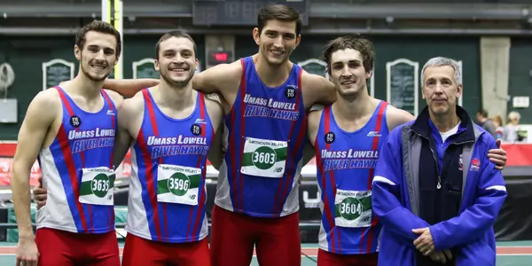 Winning 4 x 400 meter team at Dartmouth