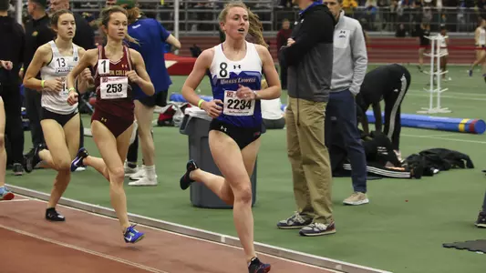 Kaley Richards in the 3,000-meters at BU