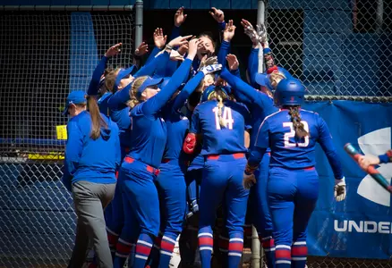 Dugout celebration