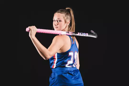 August 12, 2022, Lowell, MA:
Members of the UMass Lowell Field Hockey team poses for portraits during media day at the Tsongas Center in Lowell, Massachusetts. Friday, August 12, 2022.
(Photo by Nick Grace/UMass Lowell Athletics)