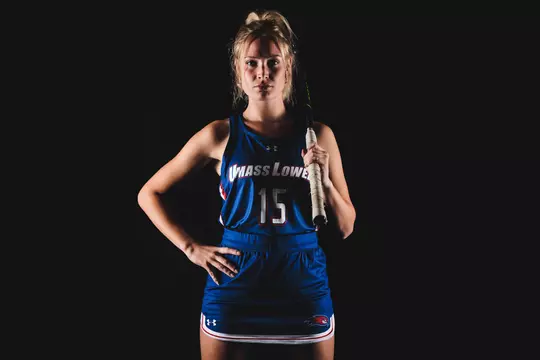 August 12, 2022, Lowell, MA:
Members of the UMass Lowell Field Hockey team poses for portraits during media day at the Tsongas Center in Lowell, Massachusetts. Friday, August 12, 2022.
(Photo by Nick Grace/UMass Lowell Athletics)