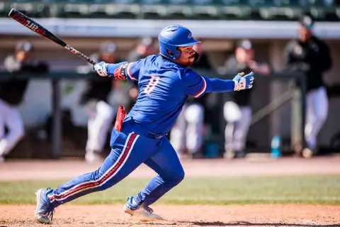 April 8, 2023, Lowell, MA:
The UMass Lowell River Hawks Baseball takes on the Bryant Bulldogs at Edward A. LeLacheur Park in Lowell, Massachusetts Saturday, April 8, 2023.
(Photo by Nick Grace/UMass Lowell)
