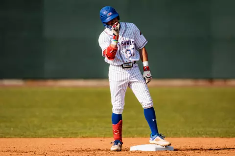 May 18, 2023, Lowell, MA:
The Umass Lowell Baseball team takes on the Binghamton Bearcats at Edward A. LeLacheur Park in Lowell, Massachusetts. Thursday, May 18, 2023.
(Photo by Nick Grace/UMass Lowell Athletics)