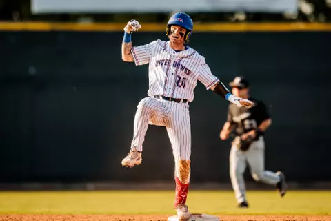 May 18, 2023, Lowell, MA:
The Umass Lowell Baseball team takes on the Binghamton Bearcats at Edward A. LeLacheur Park in Lowell, Massachusetts. Thursday, May 18, 2023.
(Photo by Nick Grace/UMass Lowell Athletics)