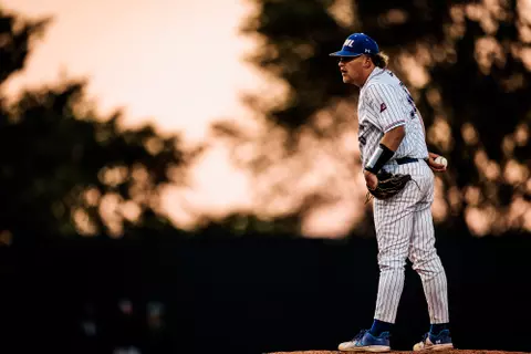 May 18, 2023, Lowell, MA:
The Umass Lowell Baseball team takes on the Binghamton Bearcats at Edward A. LeLacheur Park in Lowell, Massachusetts. Thursday, May 18, 2023.
(Photo by Nick Grace/UMass Lowell Athletics)