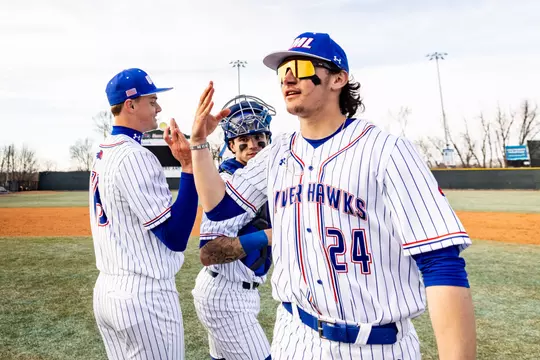 March 29, 2023, Lowell, MA:
The UMass Lowell Baseball team takes on the the Stonehill Skyhawks at LeLacheur Park in Lowell, Massachusetts. Wednesday, March 29, 2023.
(Photo by Nick Grace/UMass Lowell Athletics)