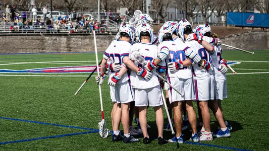 MLAX vs UAlbany Huddle