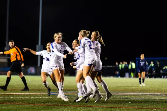 UML WSOC - 10/16 Maine - Luka Goal / Team Celebration