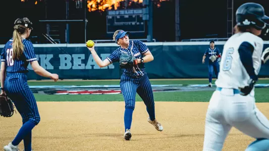 UML softball recap photo 4/28