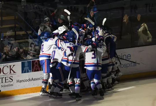 UNH v UMass-Lowell Playoff Celebration